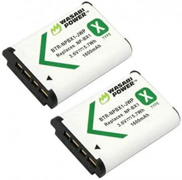 Wasabi Power NP-BX1 Battery (2-Pack) for Sony NP-BX1/M8