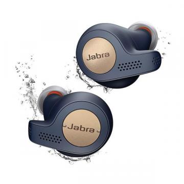 Jabra Elite Active 65t Earbuds – True Wireless Earbuds with Charging Case, Copper Black