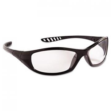 Kimberly-Clark KleenGuard V40 HellRaiser Safety Glasses, Black Frame, Clear Anti-Fog Lens