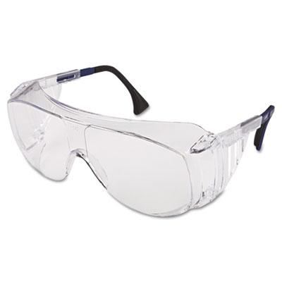 Uvex Ultraspec 2001 OTG Safety Eyewear, Clear/Black Frame, Clear Lens