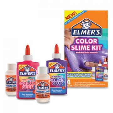Elmer's Color Slime Kit, 5 oz Pink Color Glue, 5 oz Purple Color Glue, 2.3 oz Elmer's Magical Liquid