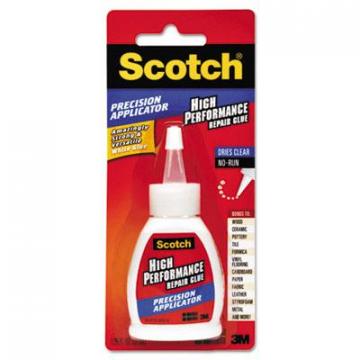 3M Scotch Maximum Strength All-Purpose High-Performance Repair Glue, 1.25 oz, Dries Clear