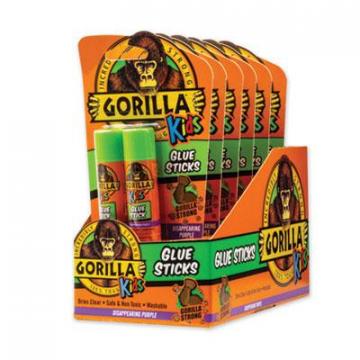 Gorilla Glue School Glue Sticks, 0.21 oz/Stick, Dries Clear, 12 Sticks/Box