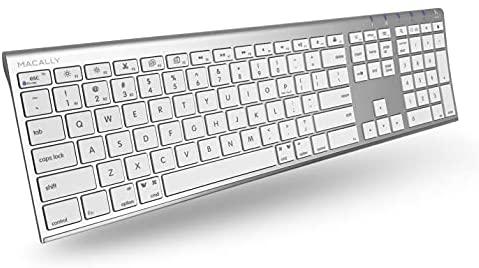 Macally Wireless Bluetooth Keyboard with Numeric Keypad