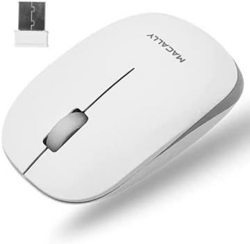 Macally 2.4G USB Wireless Mouse - White