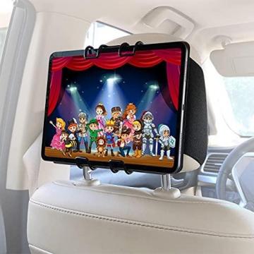 Macally Car Headrest Tablet Holder (Upgraded)