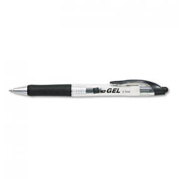 Avery eGEL Retractable Gel Pen, Medium 0.7mm, Black Ink, Black Barrel