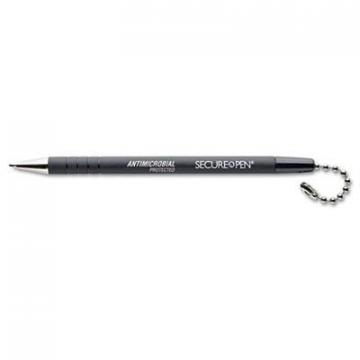 MMF Replacement Ballpoint Pen for the Secure-A-Pen System, 1mm, Black Ink/Barrel