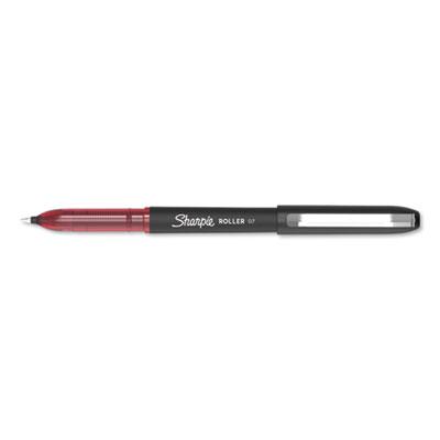 Sharpie Ball Stick Pen, Medium 0.7 mm, Red Ink/Barrel, Dozen