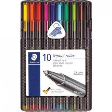 Staedtler 10 Triplus Roller Rollerball Pens