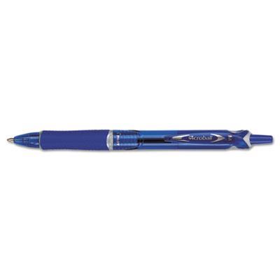 Pilot Acroball Colors Advanced Ink Retractable Ballpoint Pen, 1mm, Blue Ink/Barrel