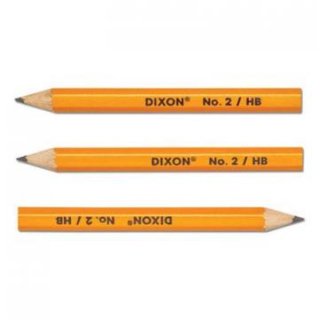 Dixon Golf Wooden Pencils, 0.7 mm, HB (#2), Black Lead, Yellow Barrel, 144/Box