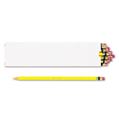 Prismacolor Col-Erase Pencil with Eraser, 0.7 mm, 2B (#1), Yellow Lead, Yellow Barrel, Dozen