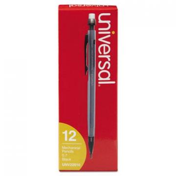 Universal Mechanical Pencil, 0.7 mm, HB (#2.5), Black Lead, Smoke Barrel, Dozen