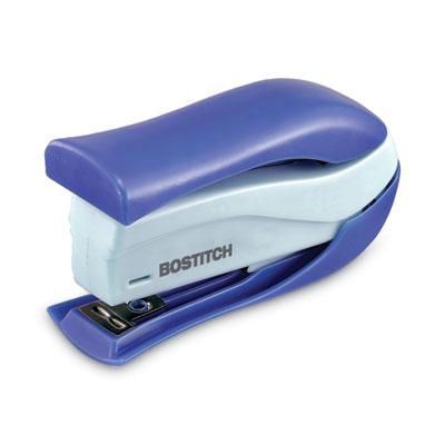 Bostitch Paperpro Spring-Powered Handheld Compact Stapler, 15-Sheet Capacity, Blue
