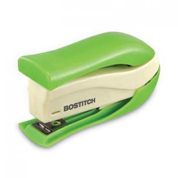 Bostitch Paperpro Spring-Powered Handheld Compact Stapler, 15-Sheet Capacity, Green