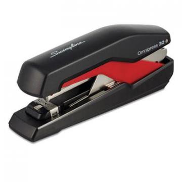 Swingline Omnipress SO30 Full Strip Stapler, 30-Sheet Capacity, Black/Red