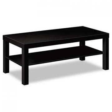 HON Basyx Laminate Occasional Table, 42w x 20d x 16h, Black