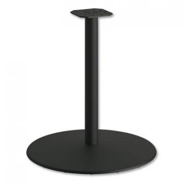 HON Between Round Disc Base for 30" Table Tops, Black Mica