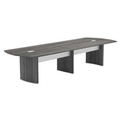 Mayline Safco Medina Conference Table Top, Half-Section, 84 x 48, Gray Steel