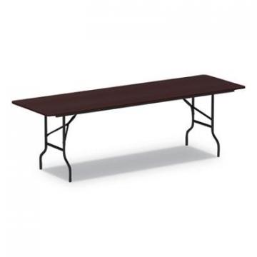 Alera Wood Folding Table, 95 7/8w x 29 7/8d x 29 1/8h, Mahogany