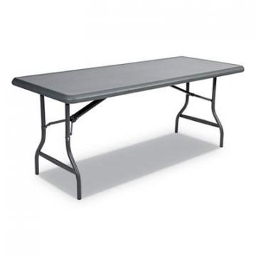 Iceberg IndestrucTables Too 1200 Series Folding Table, 72w x 30d x 29h, Charcoal