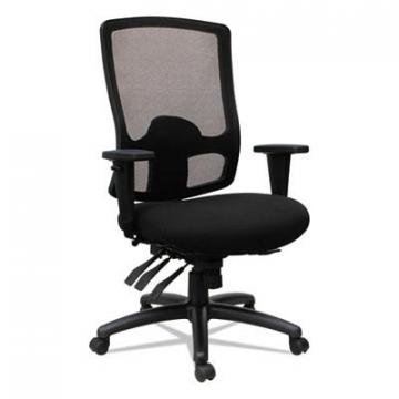 Alera Etros Series High-Back Multifunction with Seat Slide Chair, 275 lbs, Black Seat/Black Back