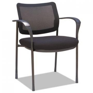 Alera IV Series Guest Chairs, 25.19'' x 23.62'' x 32.28'', Black Seat/Black Back, 2/Carton