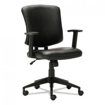 Alera Everyday Task Office Chair, 275 lbs., Black Seat/Black Back