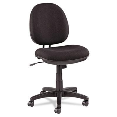 Alera Interval Series Swivel/Tilt Task Chair, 275 lbs, Black Seat/Black Back