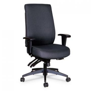 Alera Wrigley Series High Performance High-Back Multifunction Task Chair, 275 lbs, Black Seat/Back