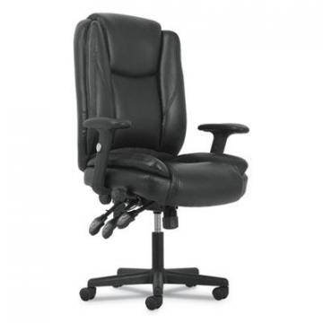 HON Basyx Sadie High-Back Executive Chair, 225 lbs., Black Seat/Black Back