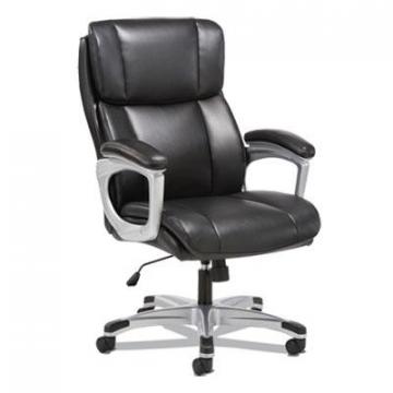 HON Basyx Sadie 3-Fifteen Executive High-Back Chair, 225 lbs., Black Seat/Black Back