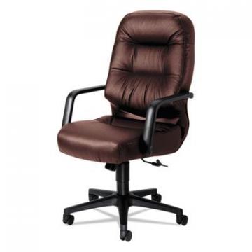 HON Pillow-Soft 2090 Series Executive High-Back Swivel/Tilt Chair, 300 lbs., Burgundy Seat/Back