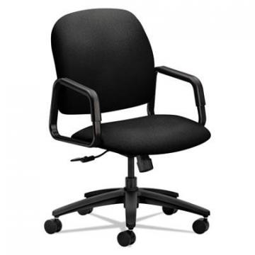 HON Solutions Seating 4000 Series Executive High-Back Chair, 250 lbs., Black Seat, Black Back