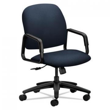HON Solutions Seating 4000 Series Executive High-Back Chair, 250 lbs., Navy Seat, Navy Back