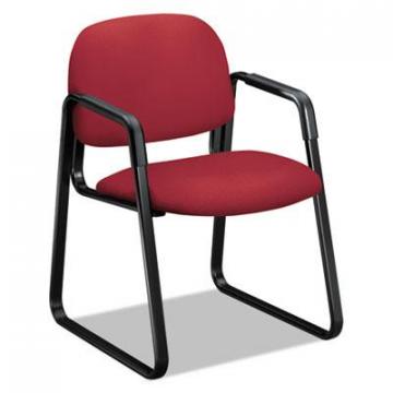 HON Solutions Seating 4000 Series Sled Base Guest Chair, 23.5" x 26" x 33", Marsala Seat/Back
