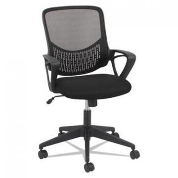 OIF Modern Mesh Task Chair, 250 lbs., Black Seat/Black Back, Black Base