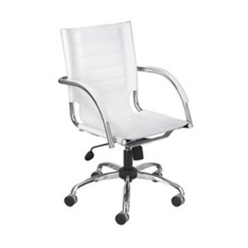 Safco 3456WH Flaunt Series Mid-Back Managers Chair
