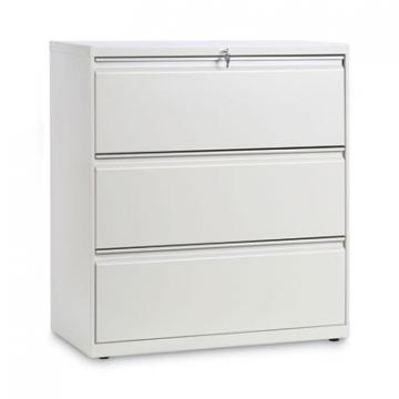 Alera Three-Drawer Lateral File Cabinet, 36w x 18d x 39.5h, Putty