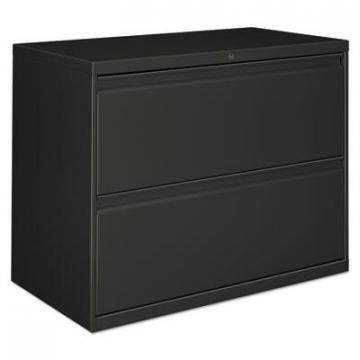 Alera Two-Drawer Lateral File Cabinet, 30w x 18d x 28h, Charcoal