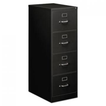 Alera Four-Drawer Economy Vertical File Cabinet, Legal, 18.25w x 25d x 52h, Black