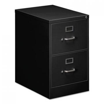 Alera Two-Drawer Economy Vertical File Cabinet, Legal, 18.25w x 25d x 29h, Black