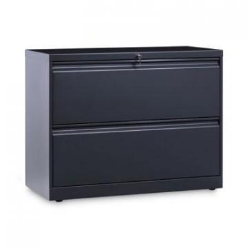 Alera Two-Drawer Lateral File Cabinet, 36w x 18d x 28h, Charcoal