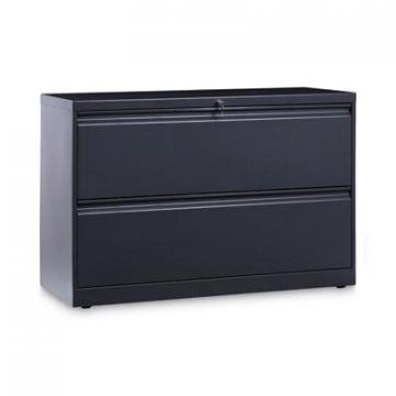 Alera Two-Drawer Lateral File Cabinet, 42w x 18d x 28h, Charcoal