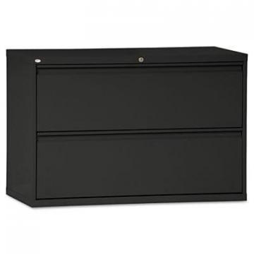 Alera Two-Drawer Lateral File Cabinet, 42w x 18d x 28h, Black