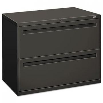 HON 700 Series Two-Drawer Lateral File, 36w x 19.25d x 28.38h, Charcoal