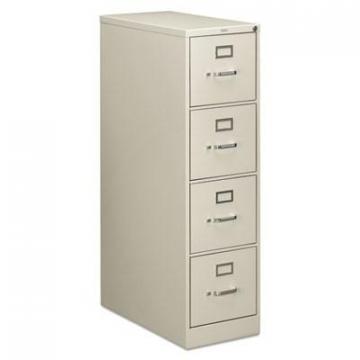 HON 210 Series Vertical File, 4 Letter-Size File Drawers, Light Gray, 15" x 28.5" x 52"