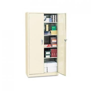Alera Assembled 72" High Storage Cabinet, w/Adjustable Shelves, 36w x 18d, Putty