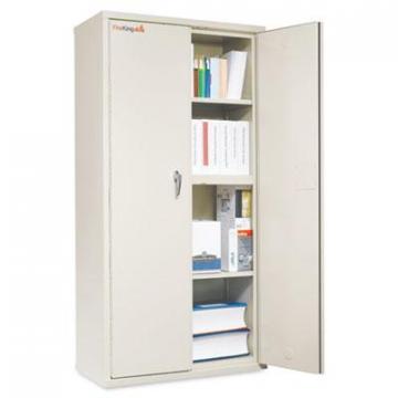 FireKing Storage Cabinet, 36w x 19 1/4d x 72h, UL Listed 350, Parchment